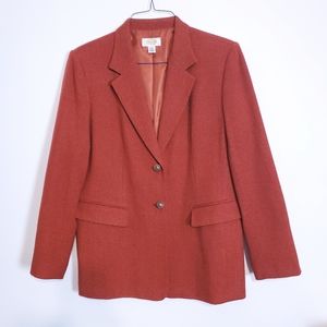 Talbots Ladies 2 Button Front Sportcoat Blazer